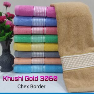 KHUSHI GOLD 3060 CHEX BORDER