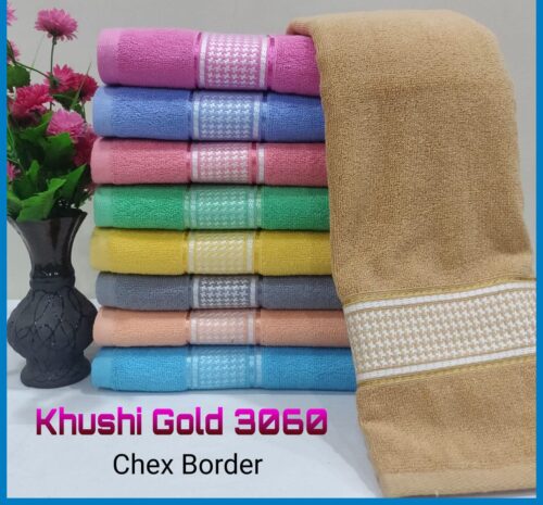 KHUSHI GOLD 3060 CHEX BORDER